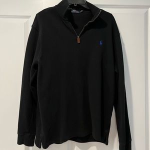 Polo Ralph Lauren 1/4-Zip Pullover black size large